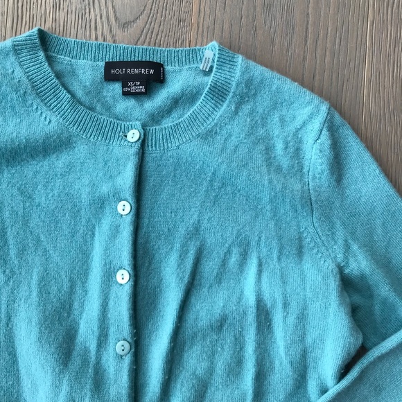 VTG Cashmere Cardigan - Picture 2 of 4